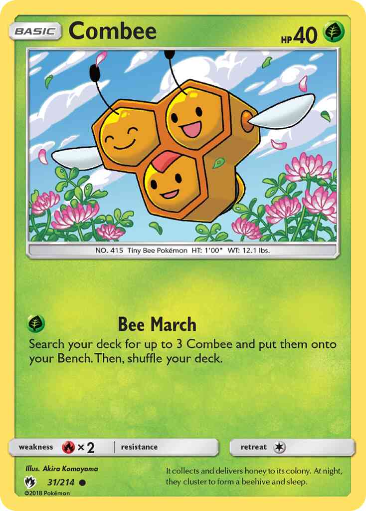 Combee - 31/214 - Common [sm8-31] [Non-Holo]