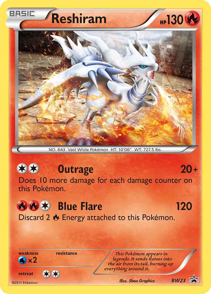 Reshiram - BW23 - Promo [bwp-BW23] [Holo]