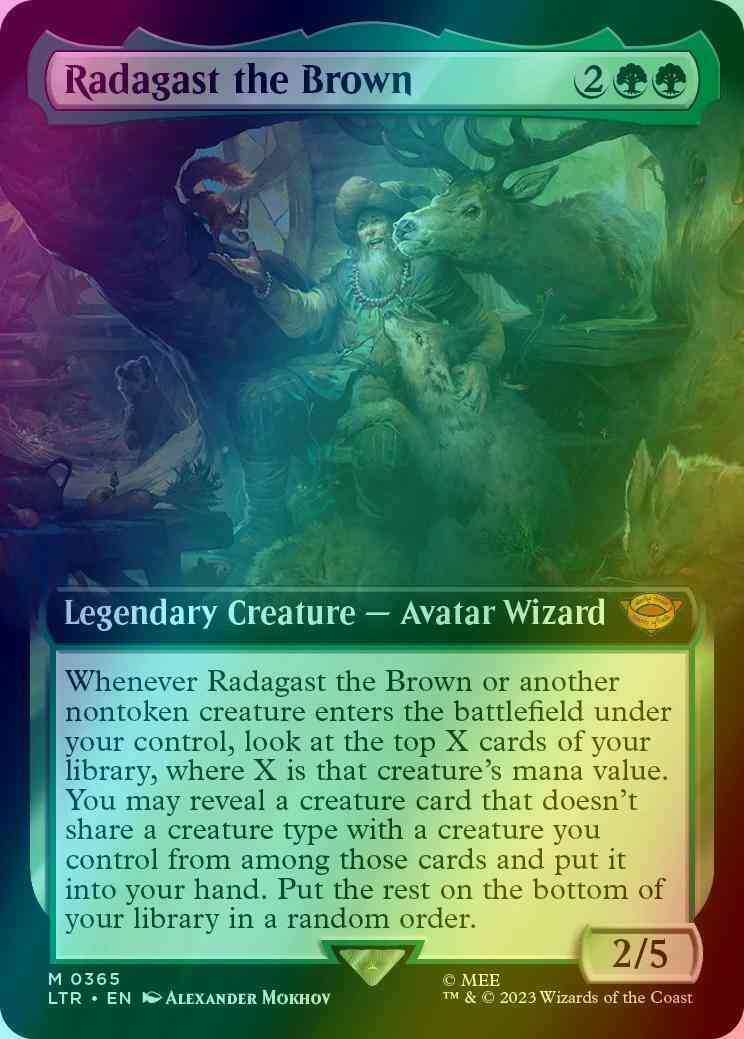 Radagast the Brown [365] [Extended Art] [The Lord of the Rings: Tales of Middle-earth] [Foil]