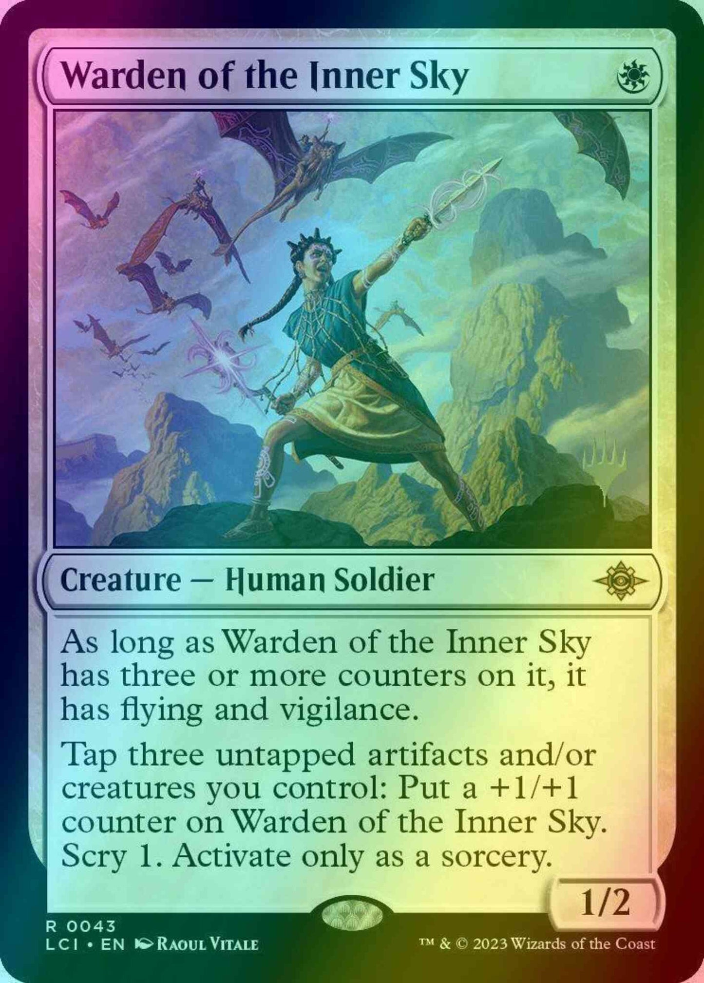 Warden of the Inner Sky [43p] [Promo Pack] [The Lost Caverns of Ixalan: Promos] [Foil]