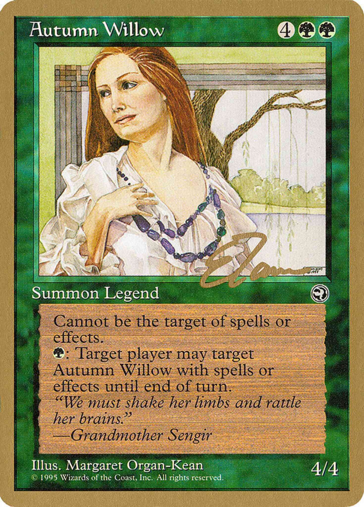 Autumn Willow [et83] [Eric Tam] [Pro Tour Collector Set] [Non-Foil]