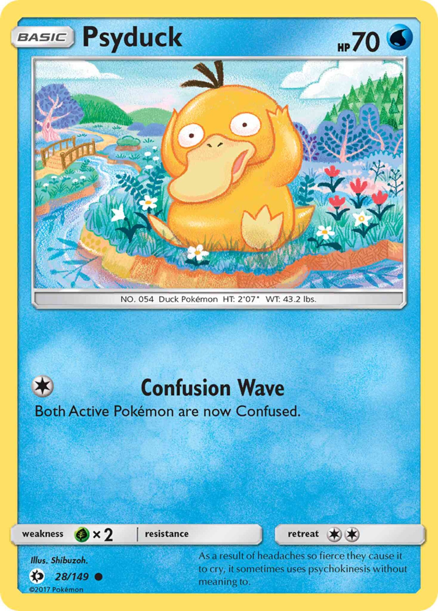Psyduck - 28/149 - Common [sm1-28] [Reverse Holo]