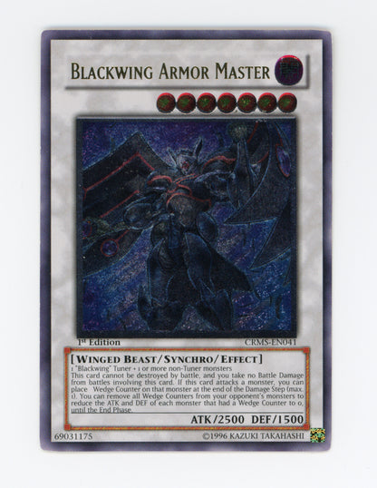 Blackwing Armor Master — Ultimate Rare|1st Edition — ID 19150