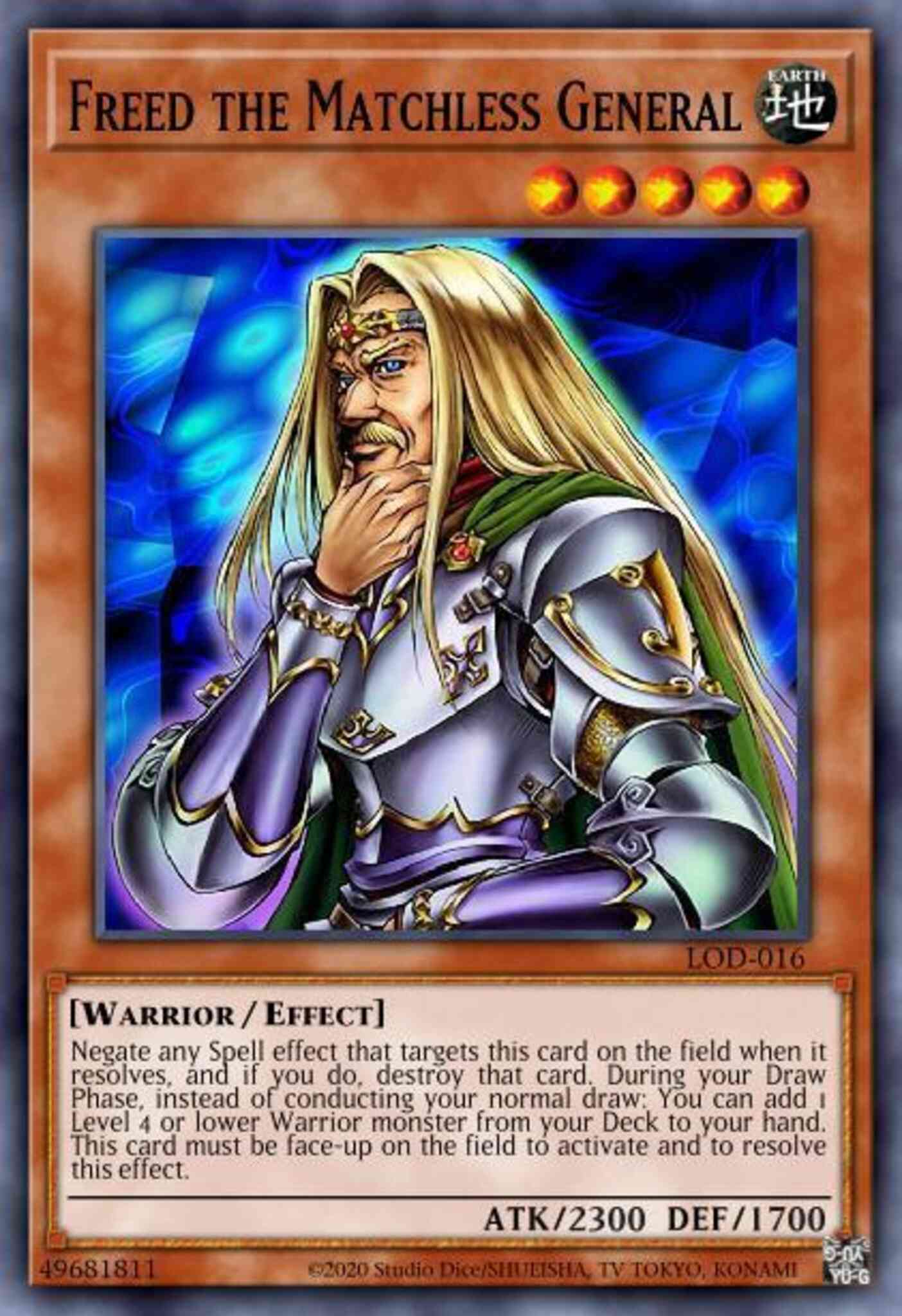 Freed the Matchless General - LOD-016 - Ultra Rare - 1st Edition