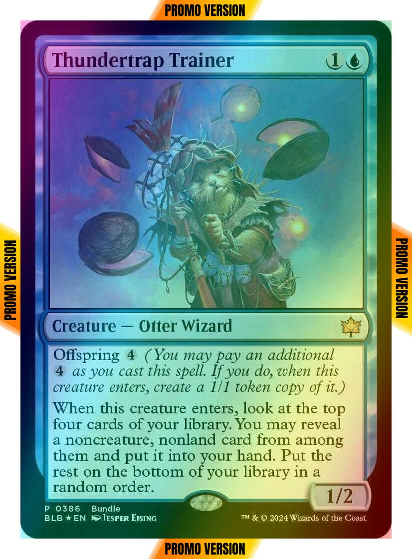 Thundertrap Trainer [386] [Bundle] [Bloomburrow] [Foil]
