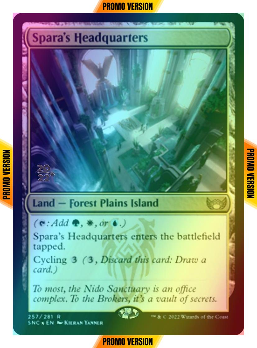 Spara's Headquarters [Prerelease] [257s] [Streets of New Capenna: Promos] [Foil]