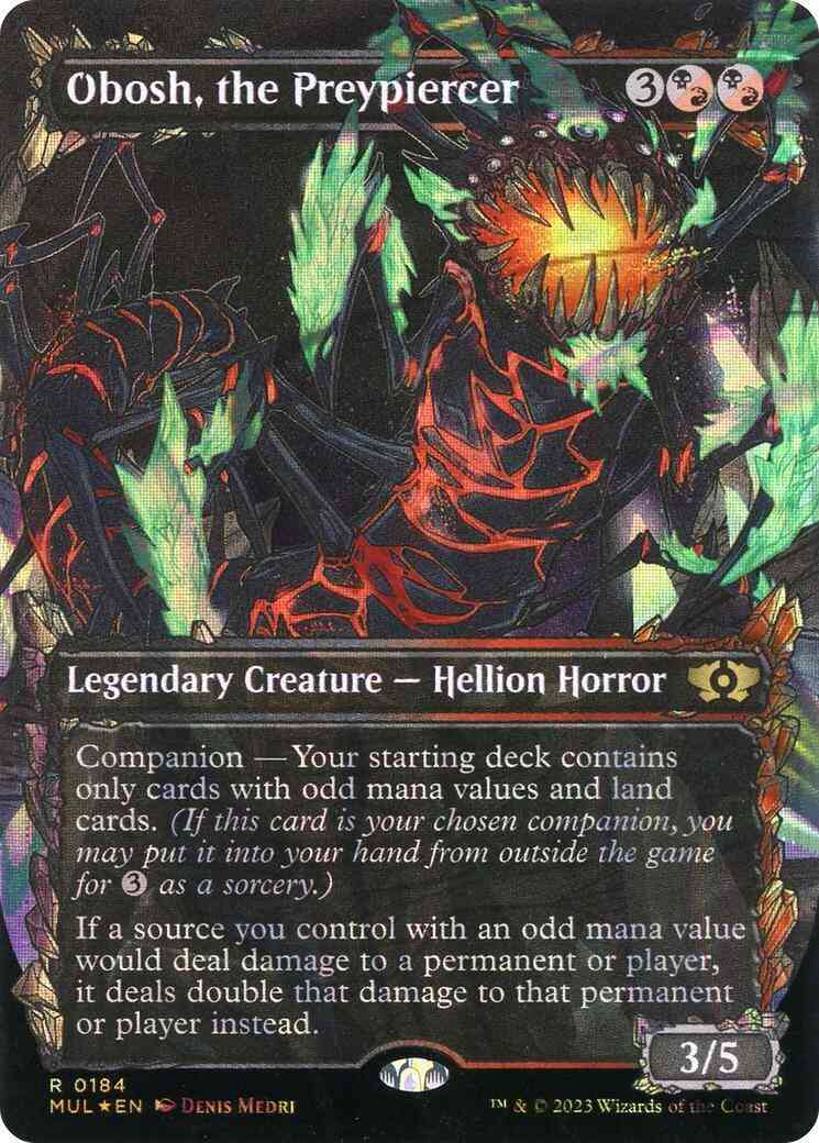 Obosh, the Preypiercer [184] [Planar Showcase] [Multiverse Legends] [Halo Foil]