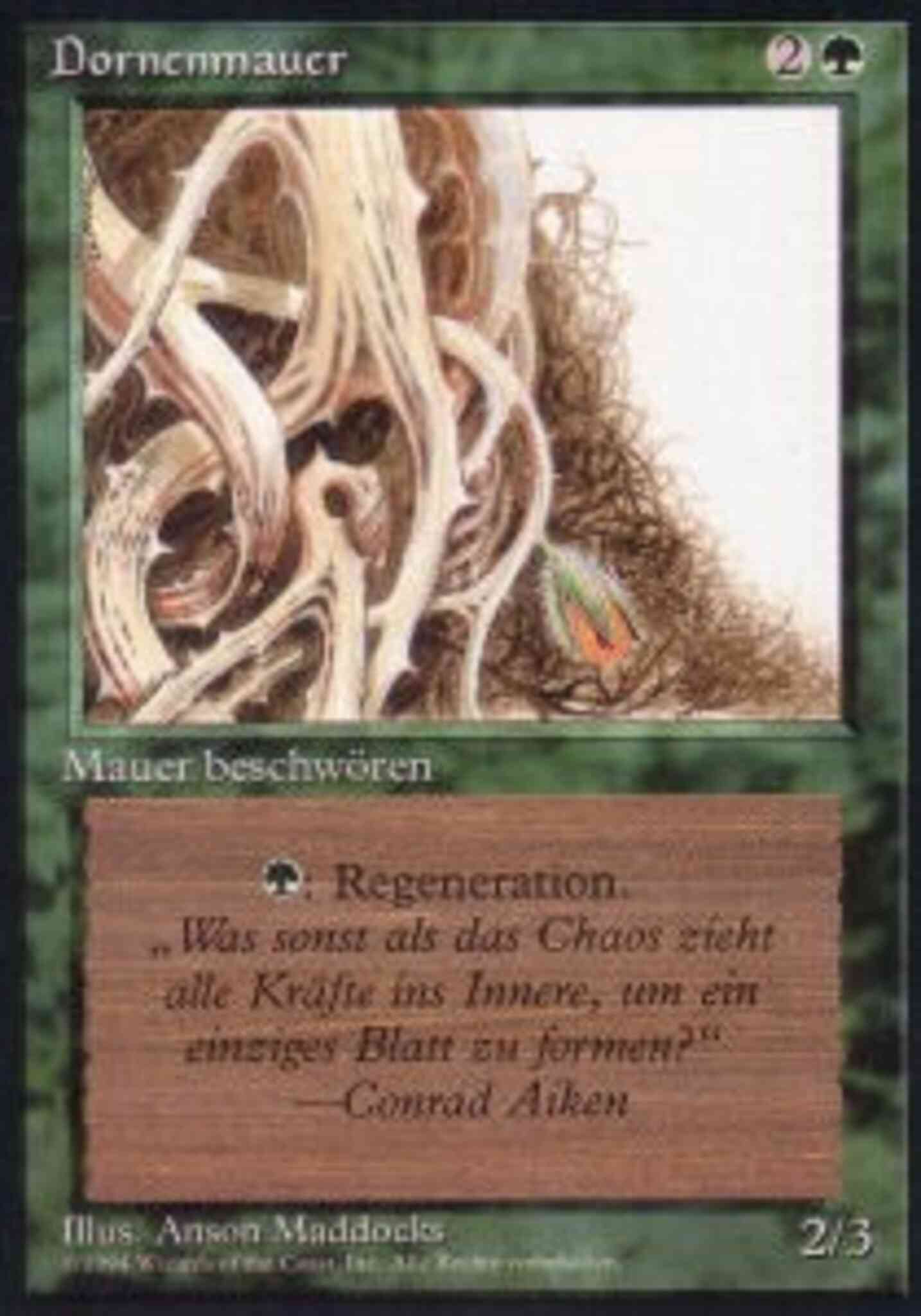 Wall of Brambles - German [224] [Foreign Black Border: German] [Non-Foil]