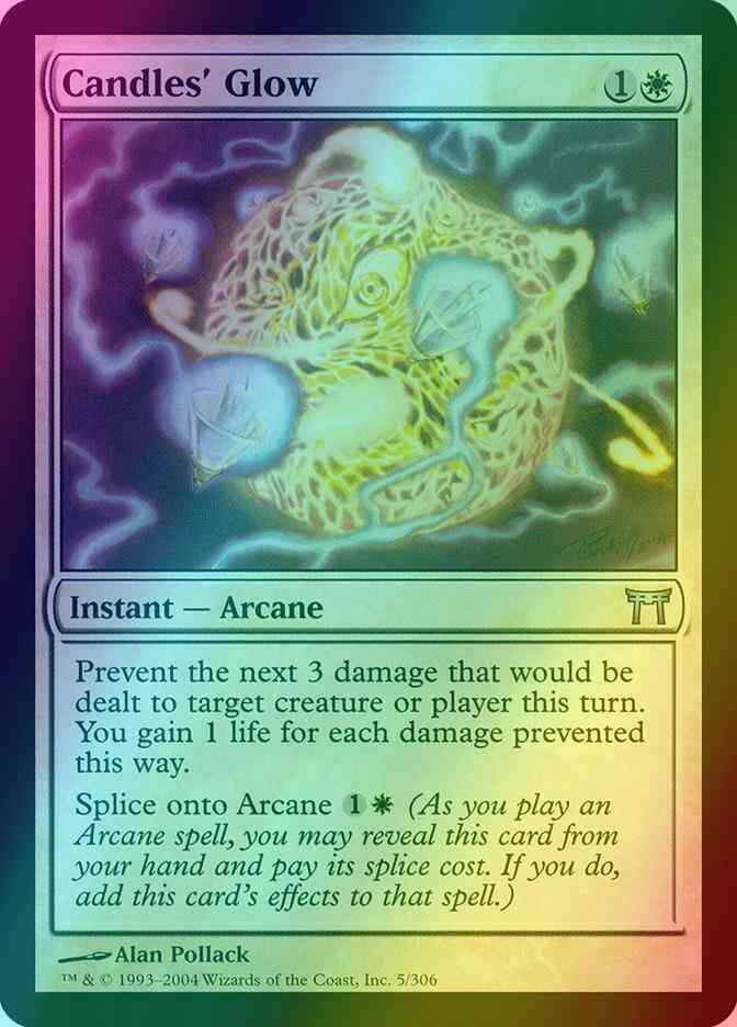 Candles' Glow [5] [Champions of Kamigawa] [Foil]
