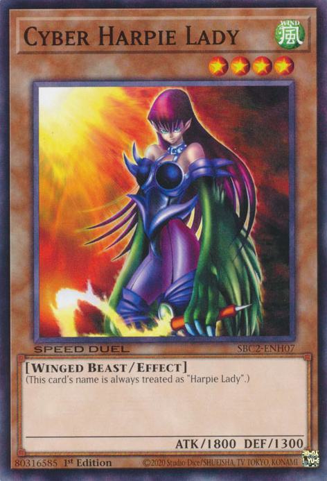Cyber Harpie Lady - SBC2-ENH07 - Common - 1st Edition