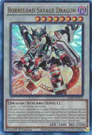 Borreload Savage Dragon - RA01-EN033 - Prismatic Ultimate Rare - 1st Edition