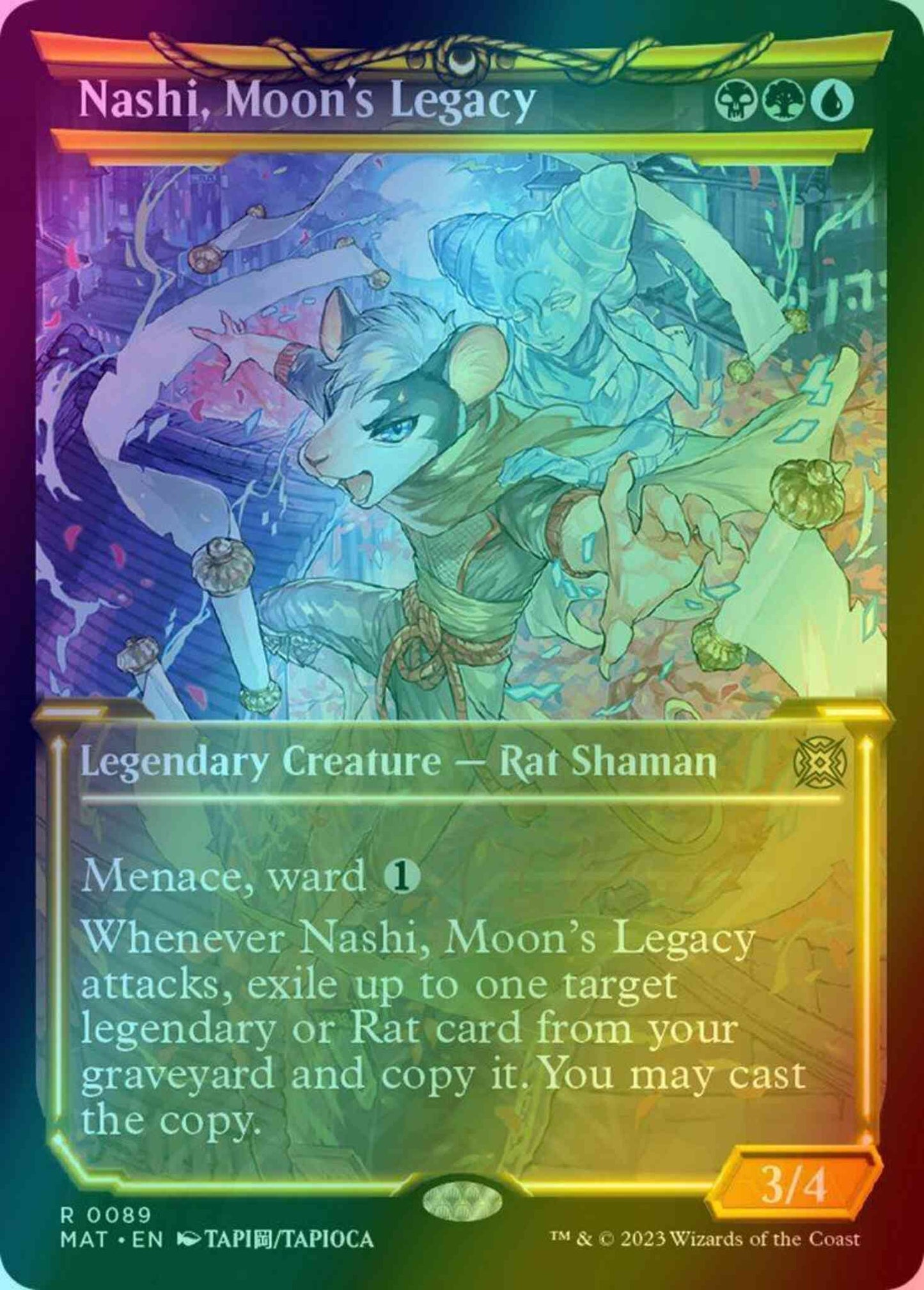 Nashi, Moon's Legacy [89] [Planar Showcase] [March of the Machine: The Aftermath] [Foil]