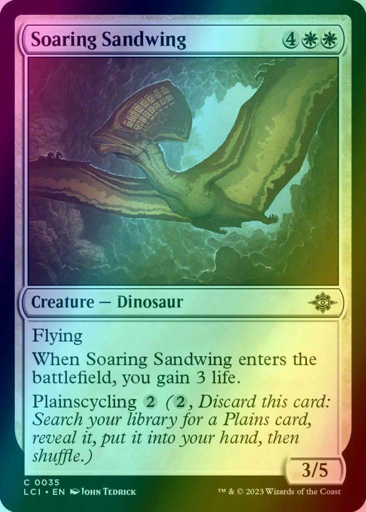 Soaring Sandwing [35] [The Lost Caverns of Ixalan] [Foil]