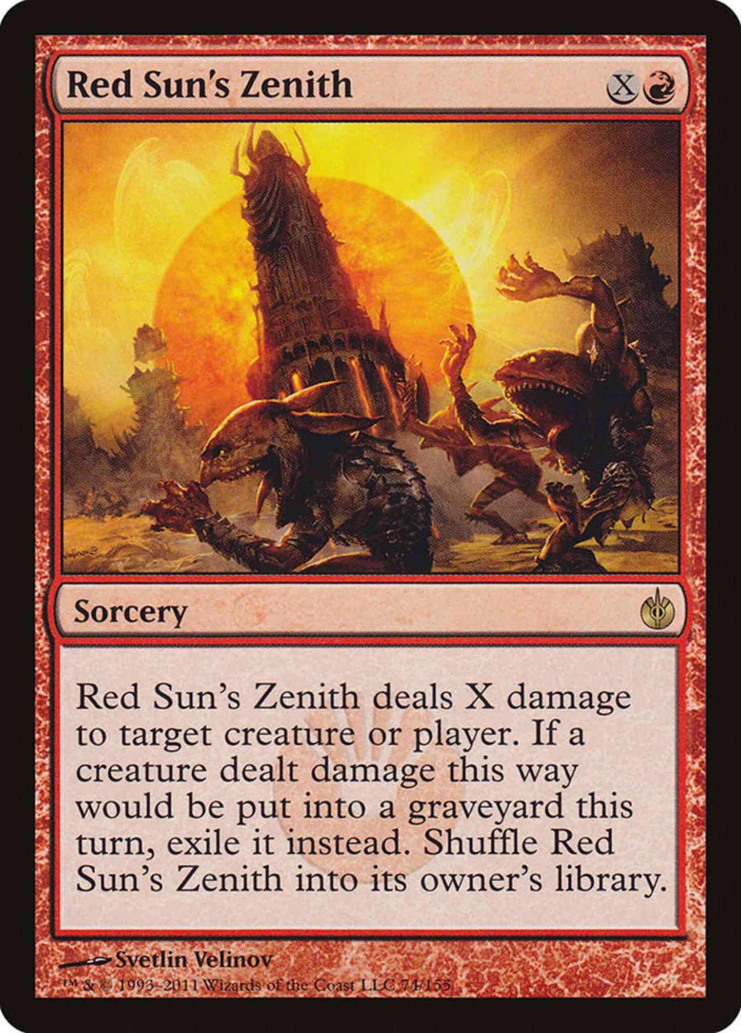 Red Sun's Zenith [74] [Mirrodin Besieged] [Non-Foil]
