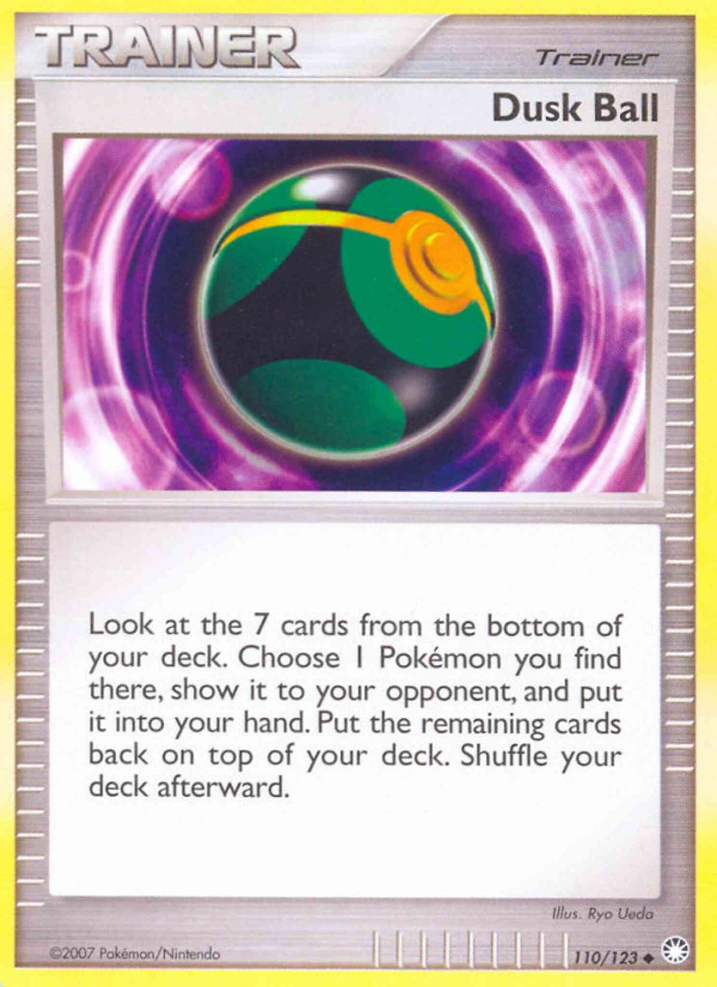Dusk Ball - 110/123 - Uncommon [dp2-110] [Reverse Holo]