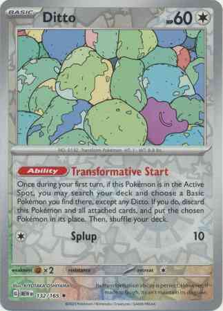 Ditto - 132/165 - Rare [sv035-132] [Reverse Holo]