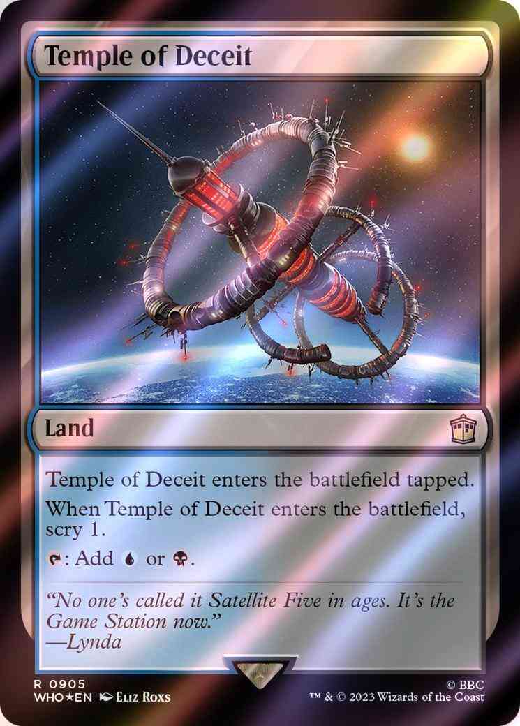 Temple of Deceit [905] [Universes Beyond: Doctor Who] [Surge Foil]