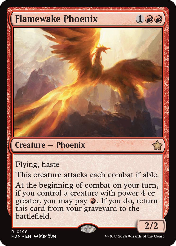 Flamewake Phoenix [198] [Foundations] [Non-Foil]