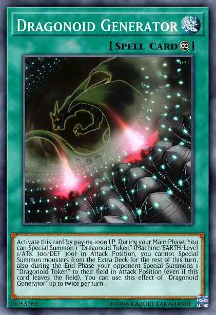 Dragonoid Generator - MP18-EN137 - Rare - 1st Edition