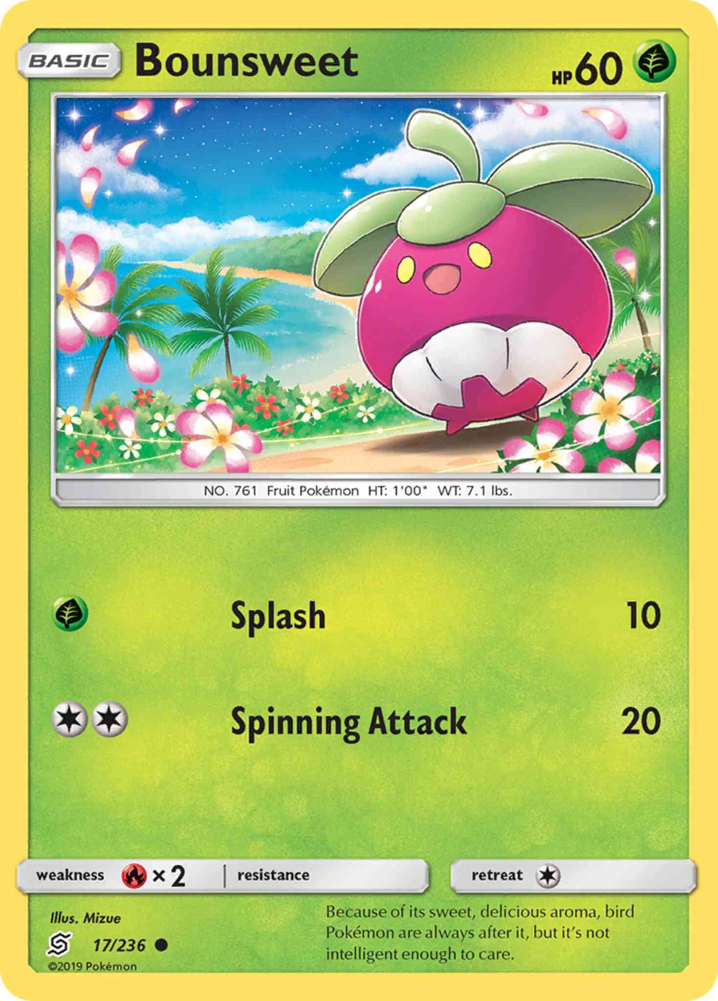 Bounsweet - 17/236 - Common [sm11-17] [Reverse Holo]