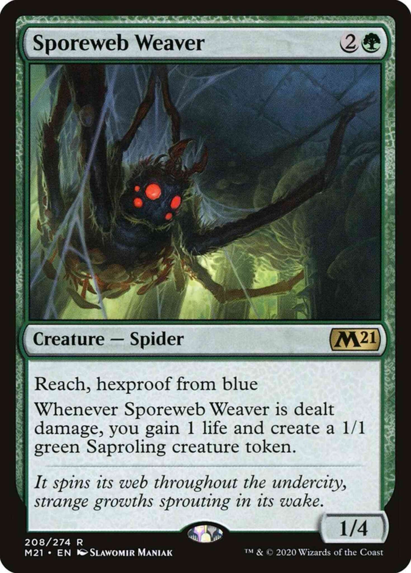 Sporeweb Weaver [208] [Core Set 2021] [Non-Foil]