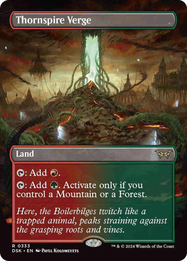 Thornspire Verge [333] [Borderless] [Duskmourn: House of Horror] [Non-Foil]