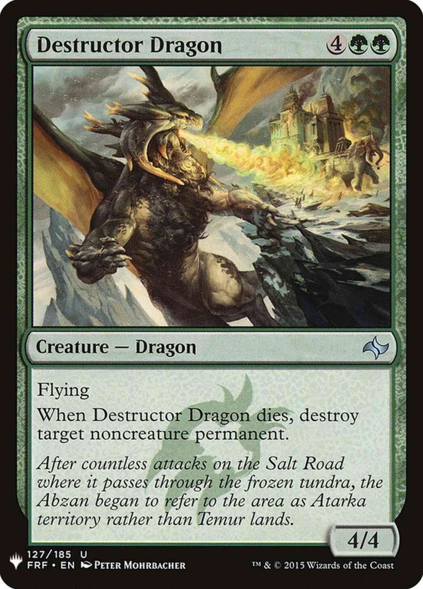 Destructor Dragon [FRF-127] [The List] [Non-Foil]