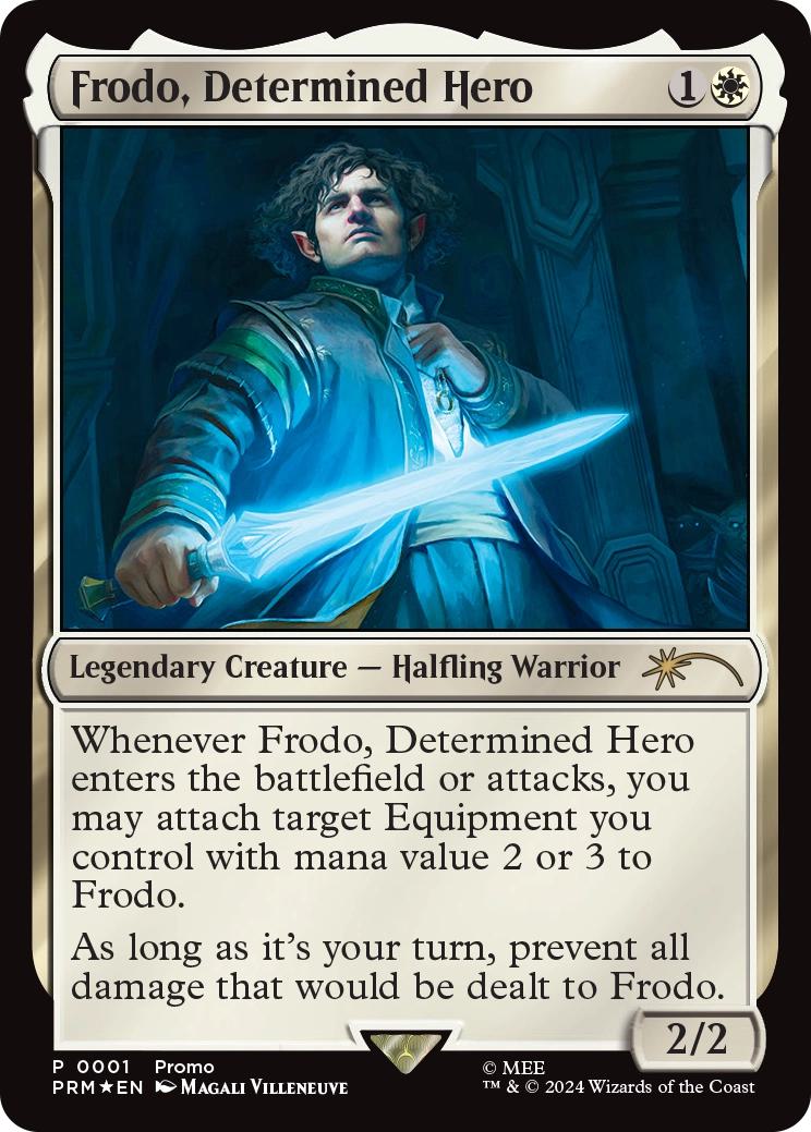 Frodo, Determined Hero [1] [Tales of Middle-earth Deluxe Commander Kit] [Foil]