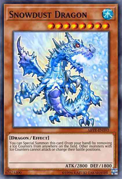 Snowdust Dragon - ABYR-EN093 - Common - 1st Edition