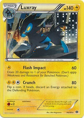 Luxray - Theme Deck - 46/99 - Rare [bw4-46] [Non-Holo]