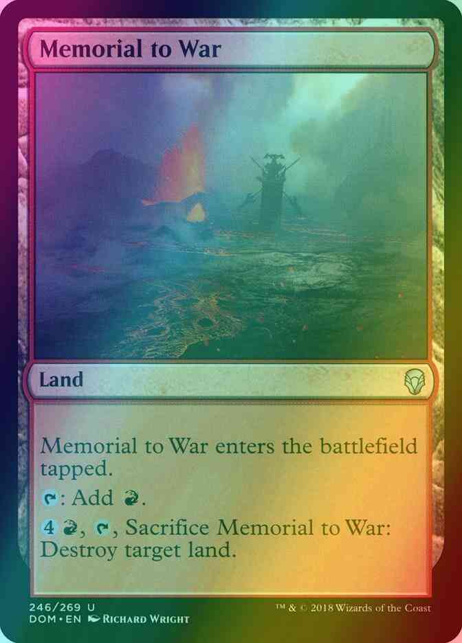 Memorial to War [246] [Dominaria] [Foil]