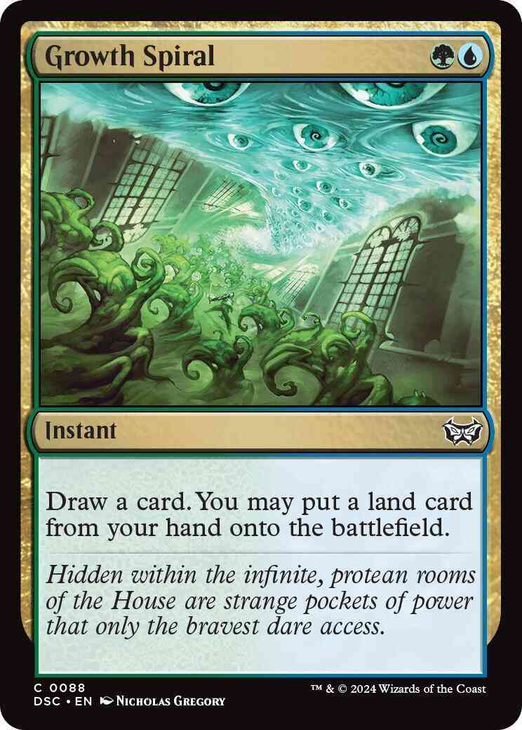 Growth Spiral [88] [Duskmourn: House of Horror: Commander] [Non-Foil]