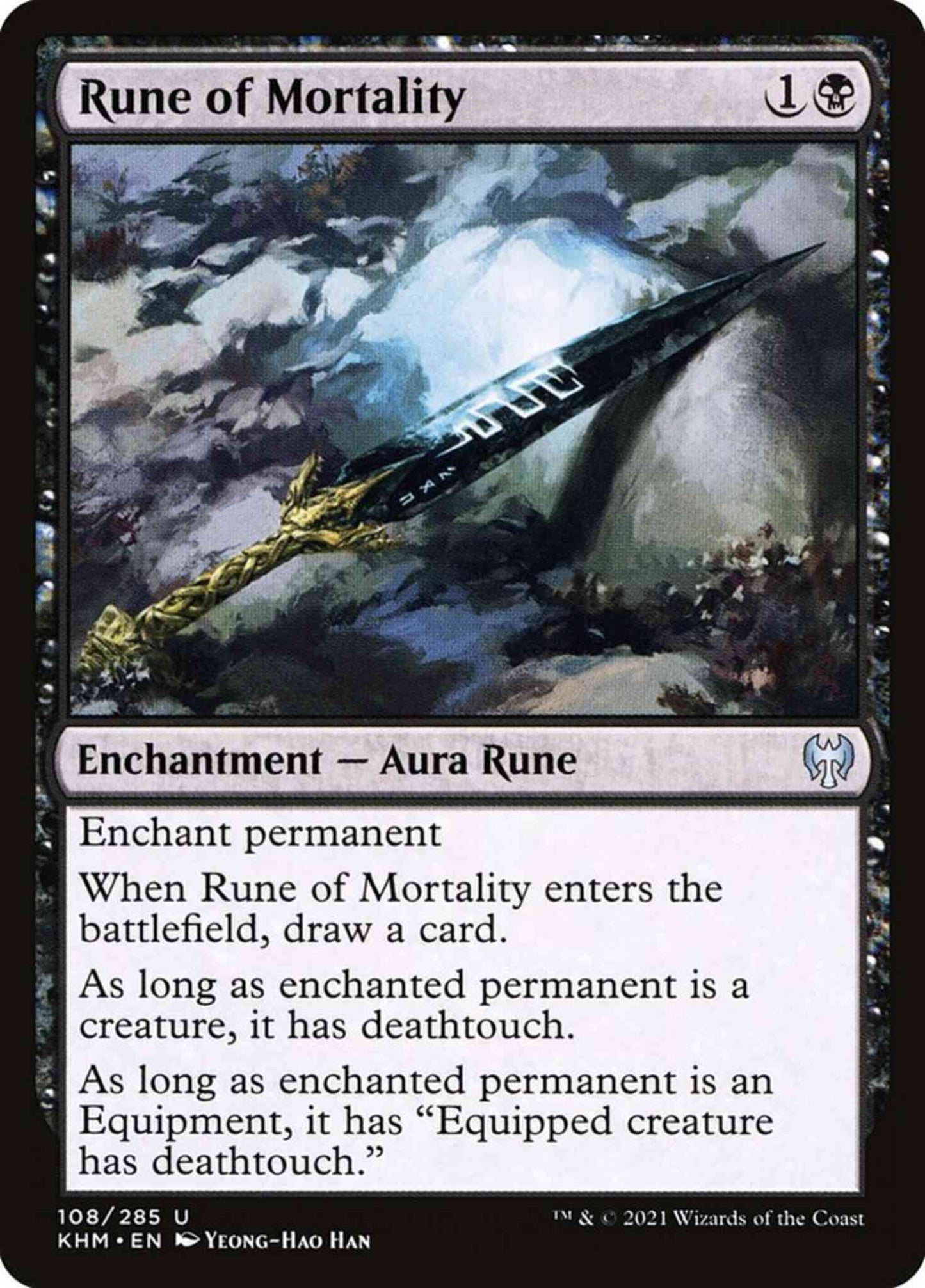 Rune of Mortality [108] [Kaldheim] [Non-Foil]