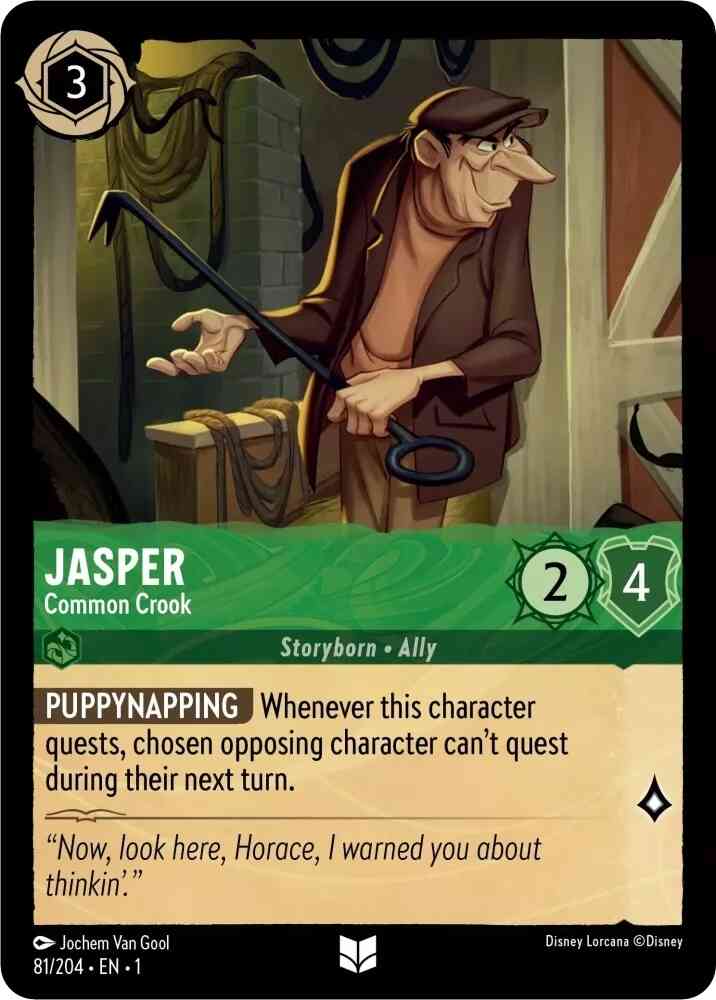 Jasper - Common Crook - 81/204 [The First Chapter] [Cold Foil]
