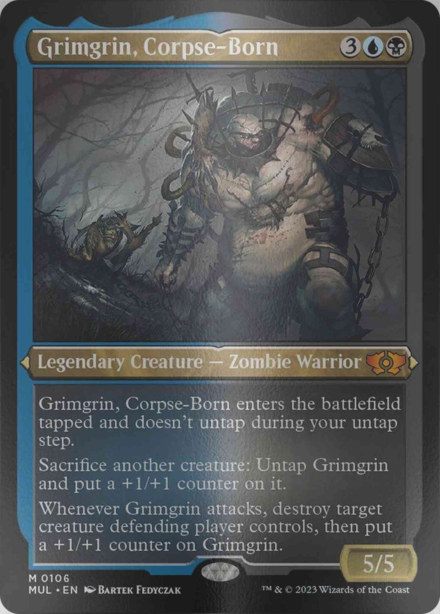 Grimgrin, Corpse-Born [106] [Multiverse Legends] [Etched Foil]