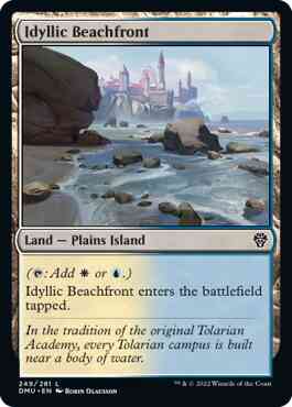 Idyllic Beachfront [249] [Dominaria United] [Non-Foil]