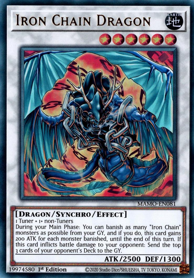 Iron Chain Dragon - MAMO-EN081 - Ultra Rare - 1st Edition