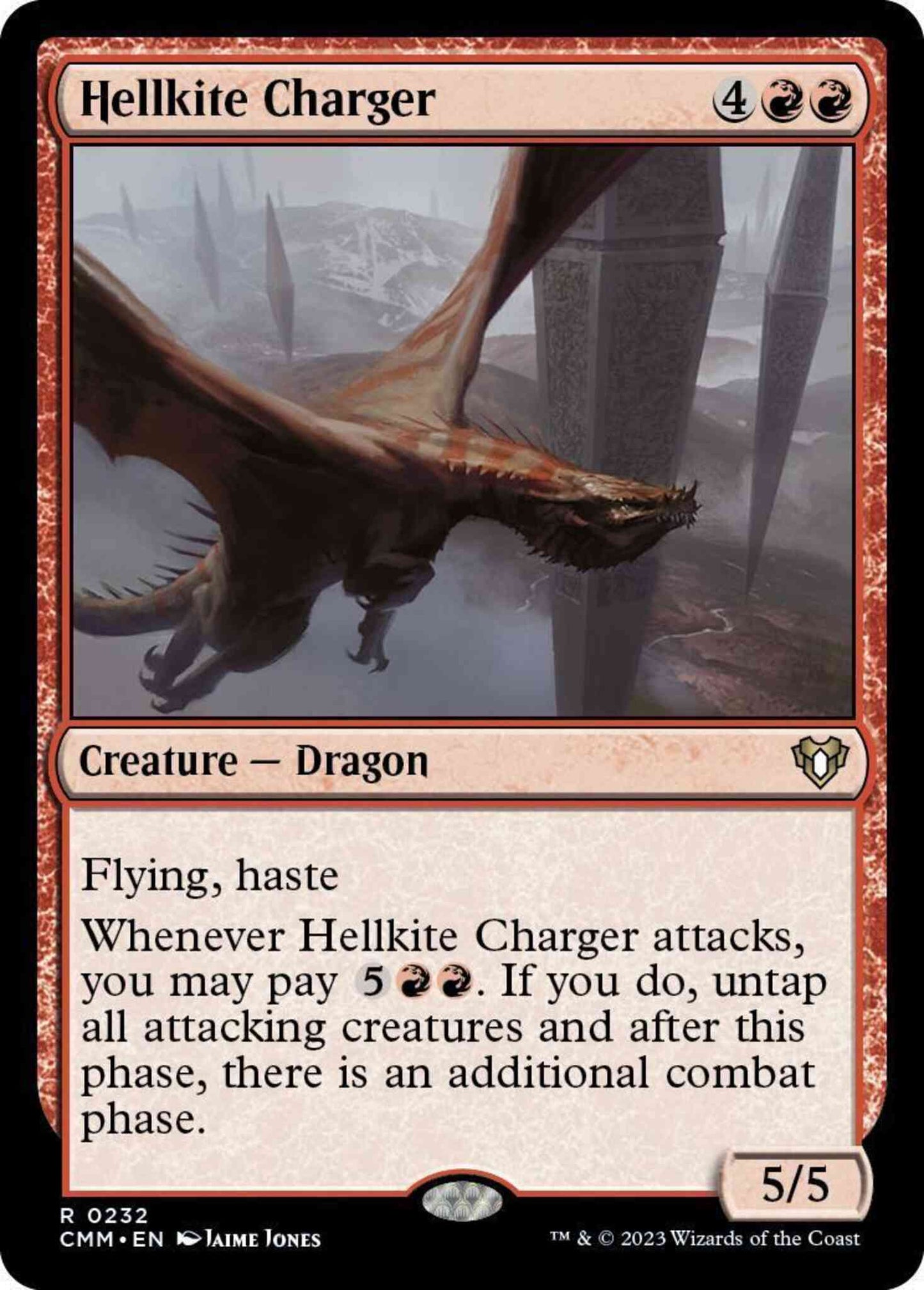 Hellkite Charger [232] [Commander Masters] [Non-Foil]