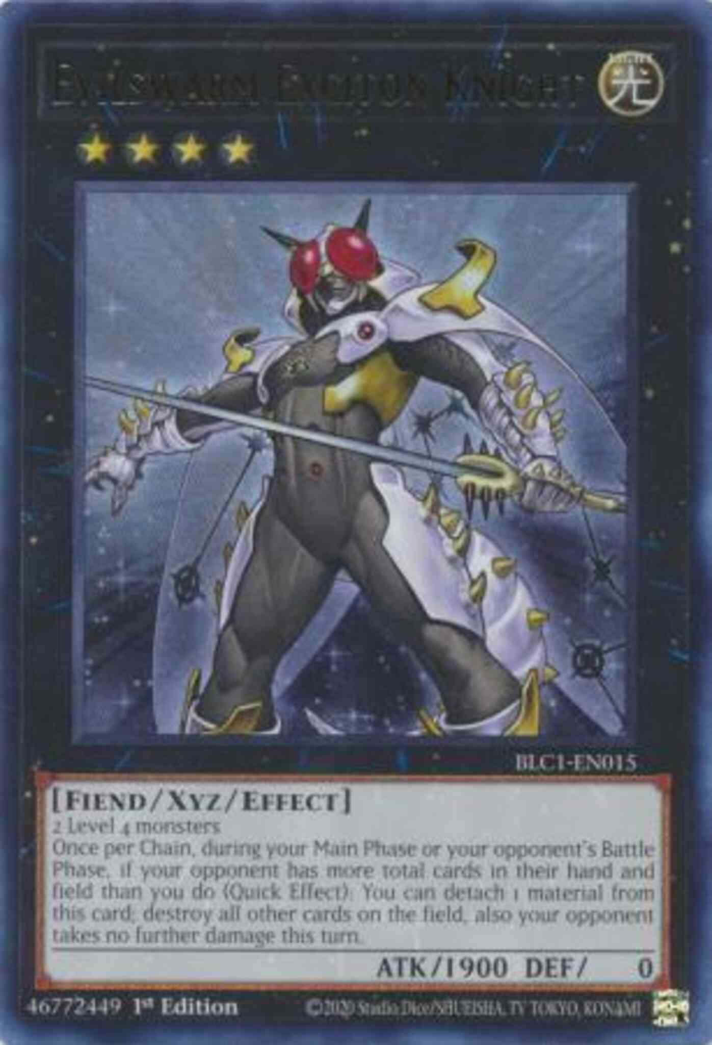 Evilswarm Exciton Knight - BLC1-EN015 - Ultra Rare - 1st Edition