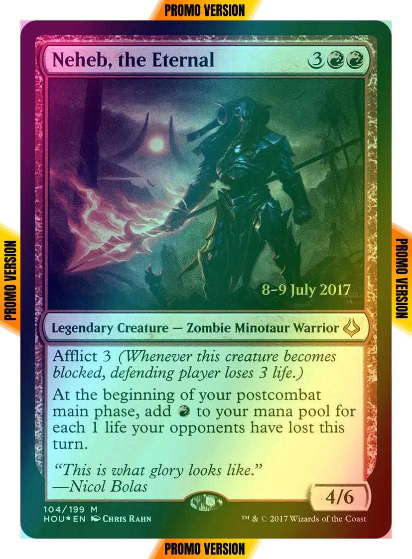 Neheb, the Eternal [104s] [Hour of Devastation Promos] [Foil]