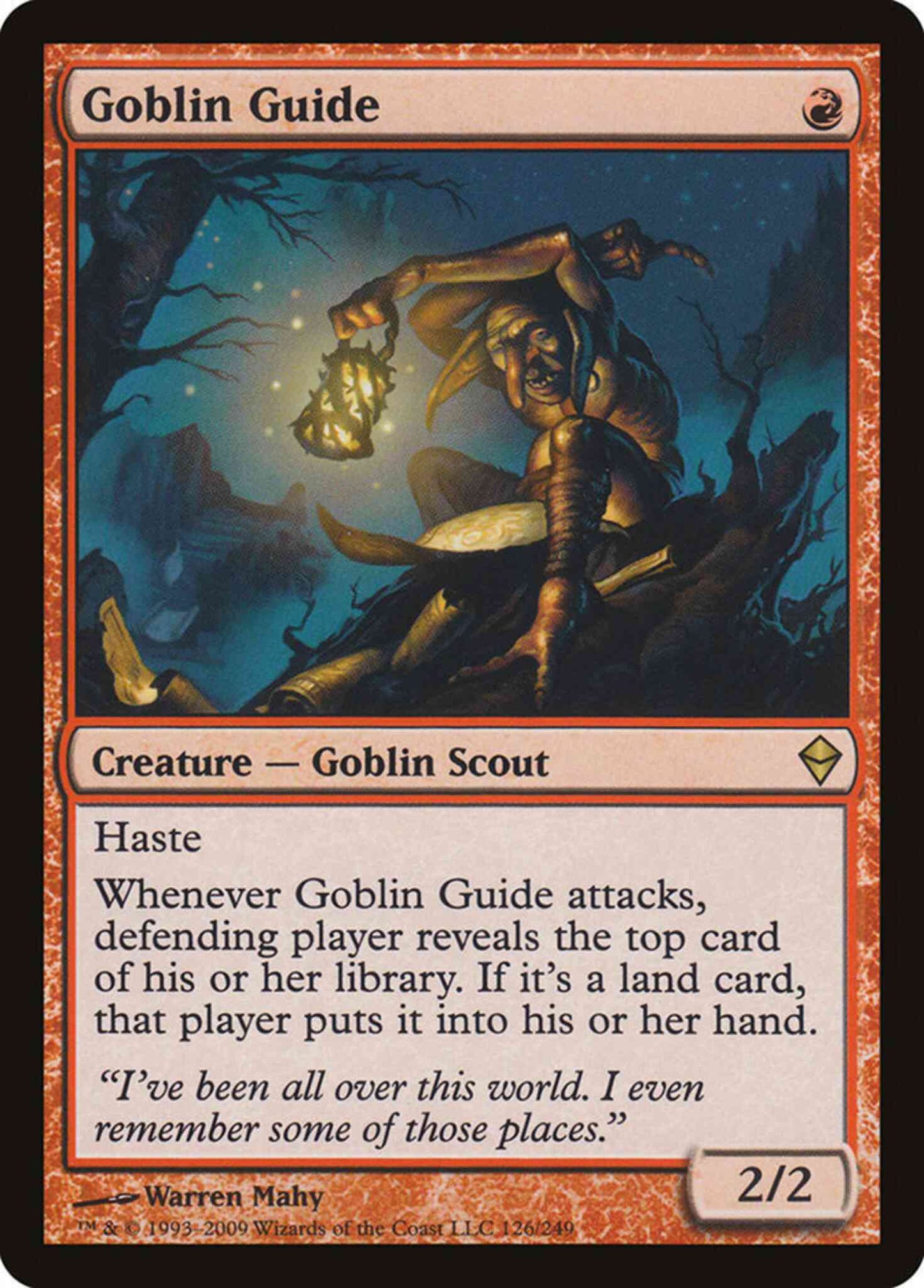 Goblin Guide [126] [Zendikar] [Non-Foil]