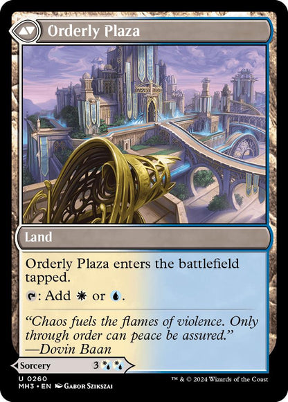 Suppression Ray // Orderly Plaza [260] [Modern Horizons 3] [Non-Foil]