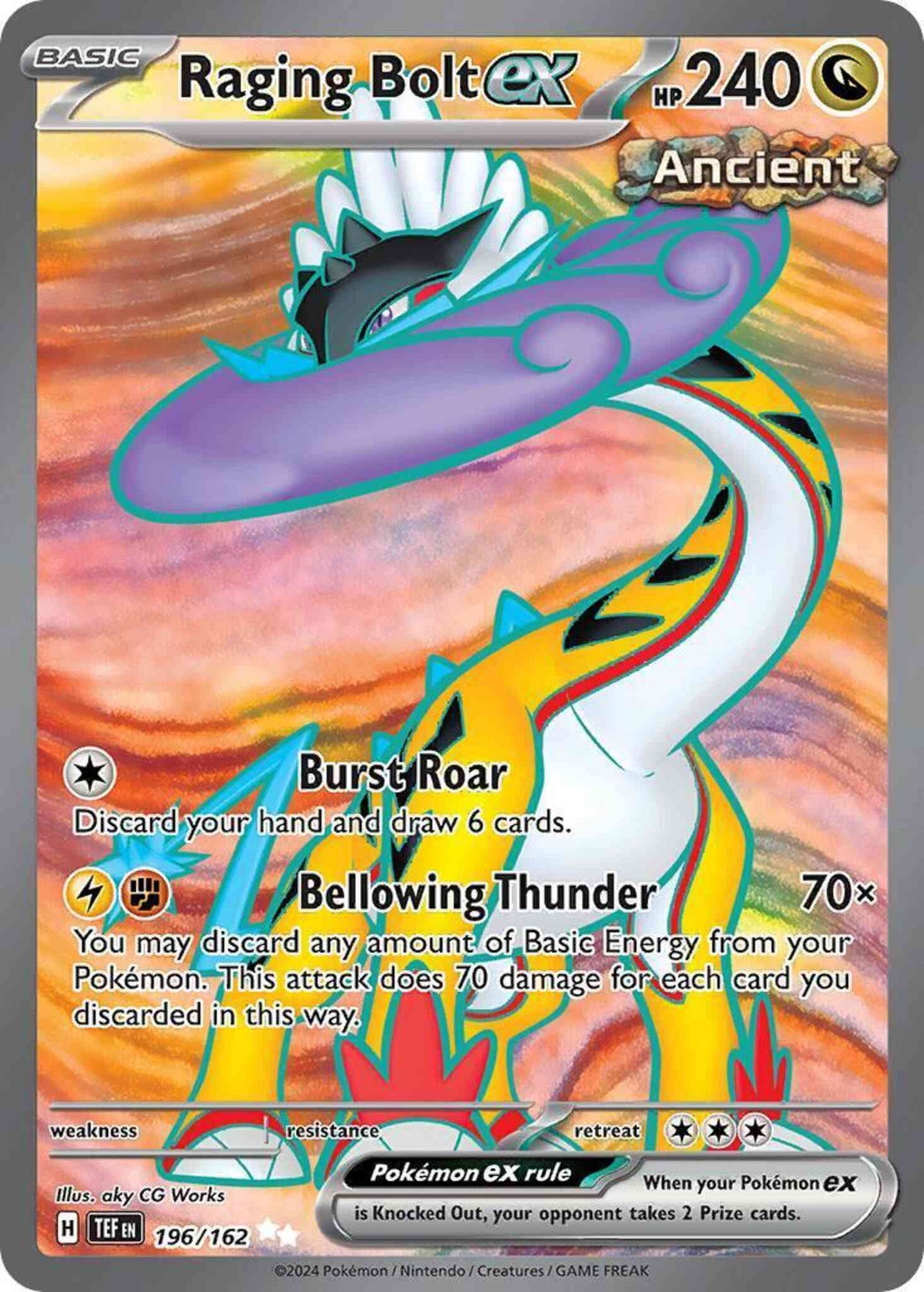 Raging Bolt ex - 196/162 - Ultra Rare [sv05-196] [Ultra]