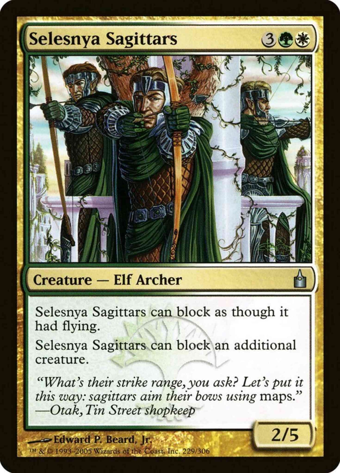 Selesnya Sagittars [229] [Ravnica City Of Guilds] [Non-Foil]