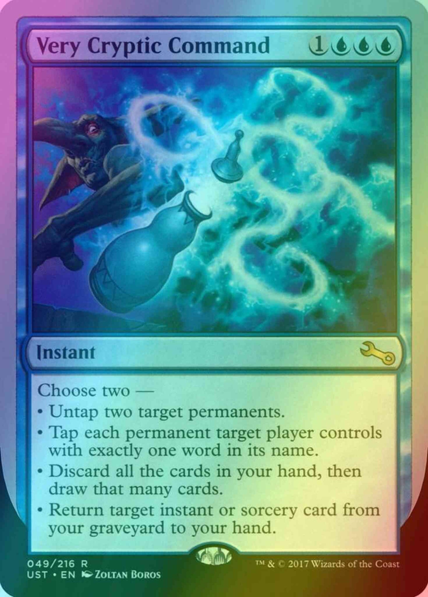 Very Cryptic Command [49b] [b] [Unstable] [Foil]