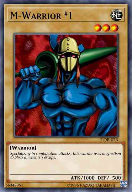 M-Warrior #1 - LOB-076 - Common - 1st Edition