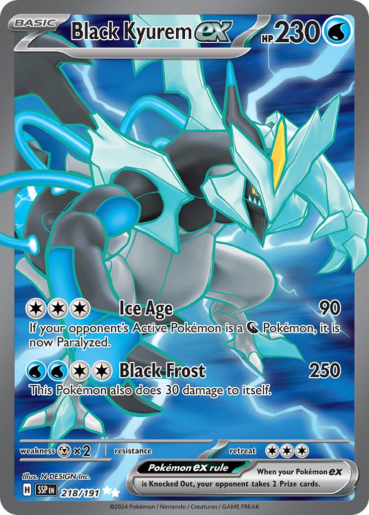 Black Kyurem ex - 218/191 - Ultra Rare [sv08-218] [Ultra]