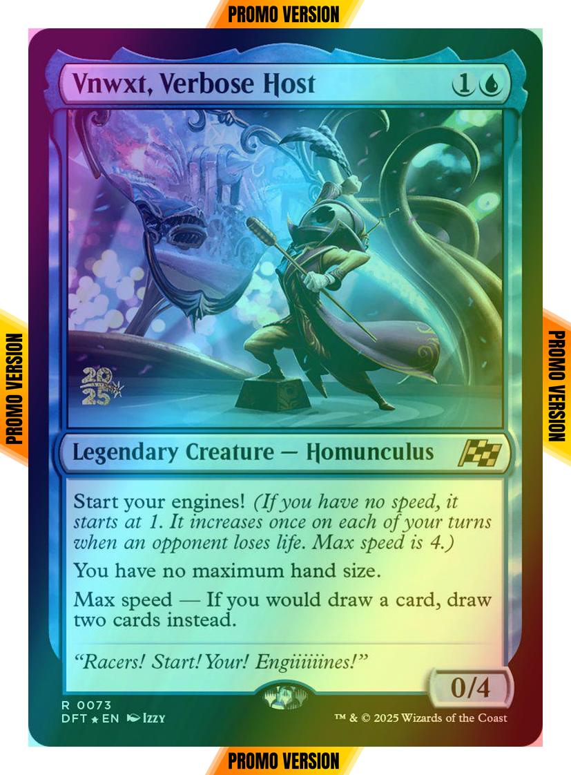 Vnwxt, Verbose Host [73s] [Prerelease] [Aetherdrift: Promos] [Foil]