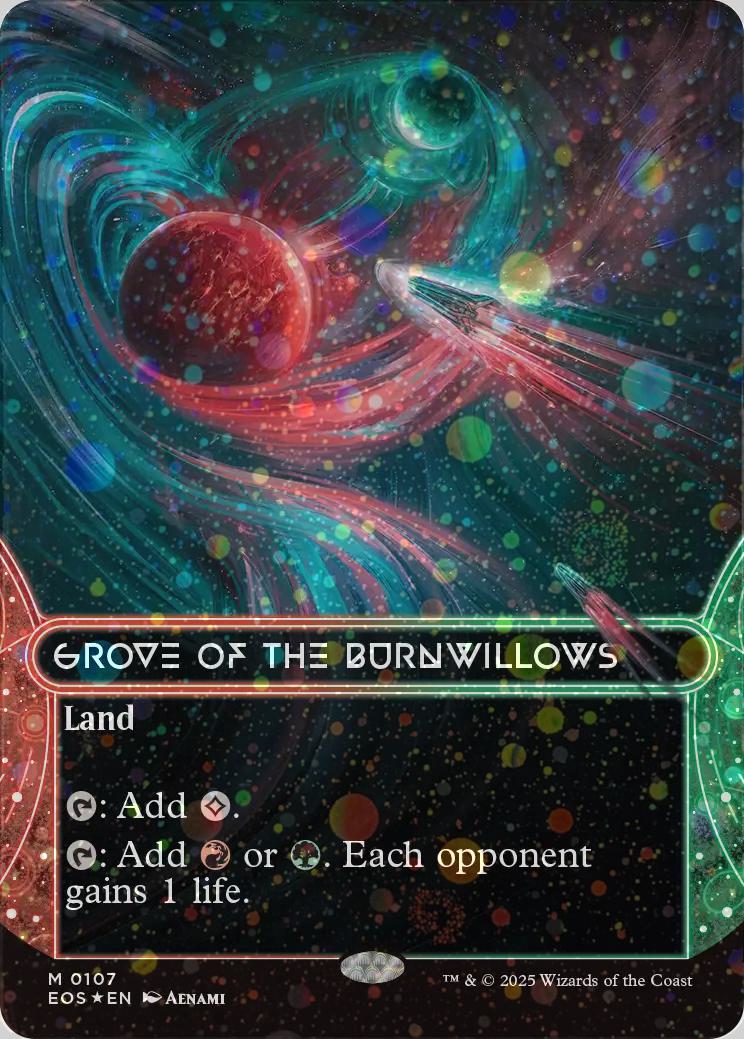 Grove of the Burnwillows [107] [Borderless] [Edge of Eternities: Stellar Sights] [Galaxy Foil]