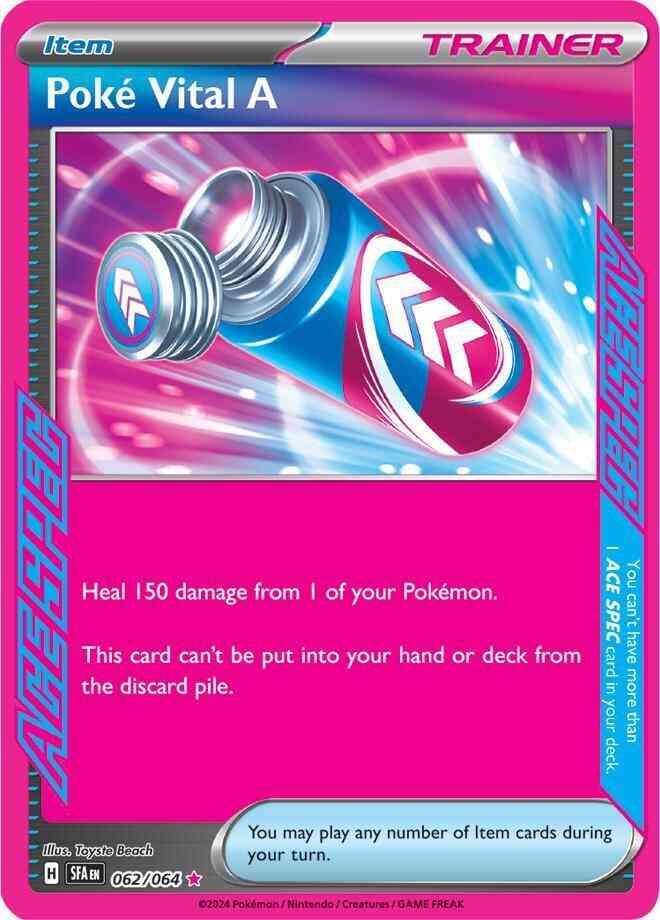Poké Vital A - 062/064 - ACE SPEC Rare [sv065-062] [Ultra]